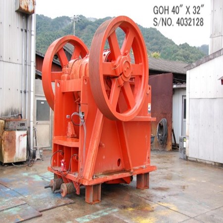 USED GOH 40"X 32" SINGLE TOGGLE JAW CRUSHER